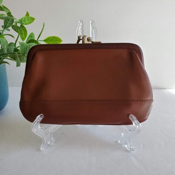 EUC Vintage Coach Double Change Purse (#6906) in British Tan - Picture 1 of 15